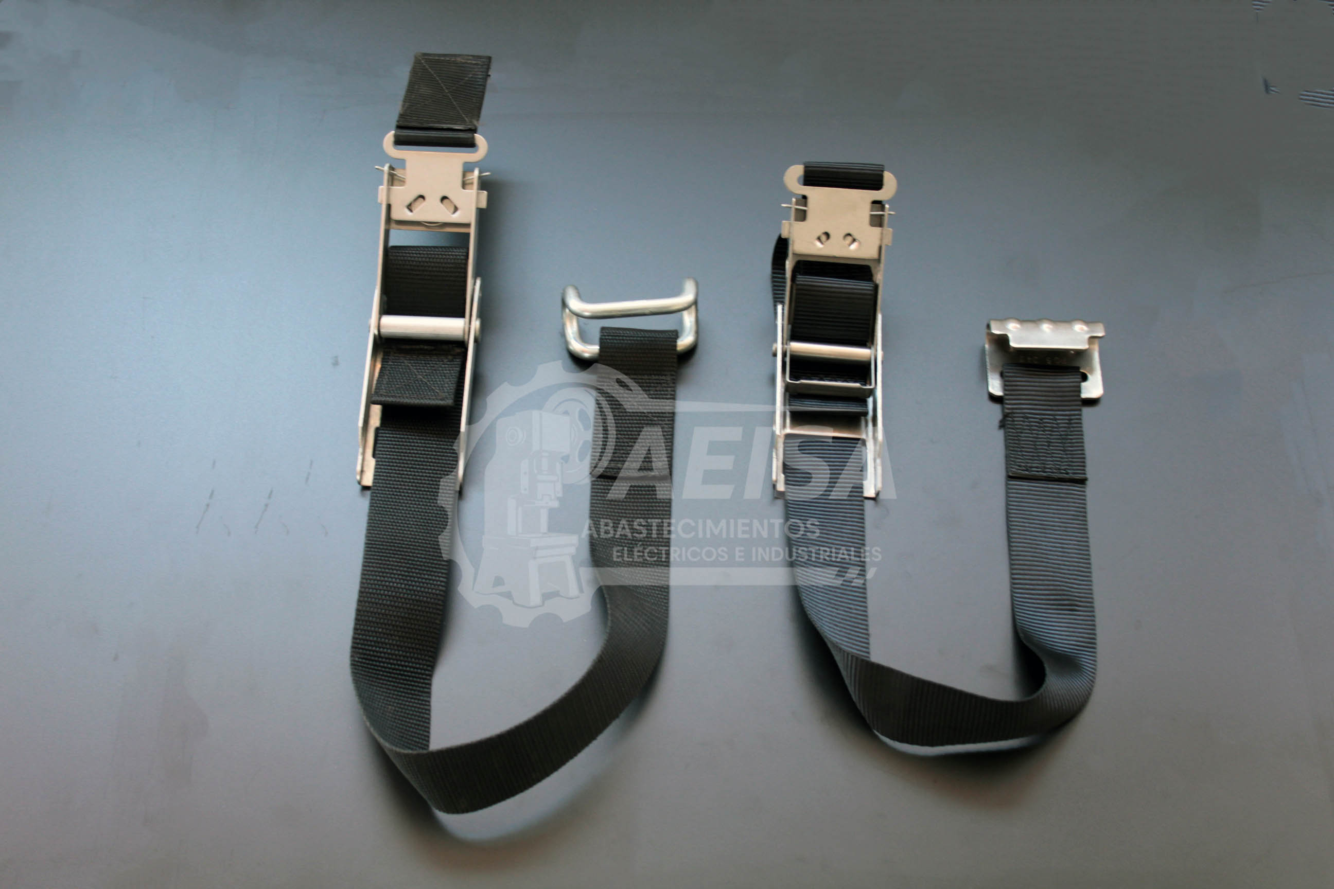 Broche de jalon completo en material acero inoxidable para cortina o lona de camión